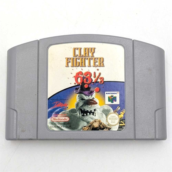 Clay Fighter 63 13 - Cartridge - Nintendo 64 (B Grade) (Genbrug)