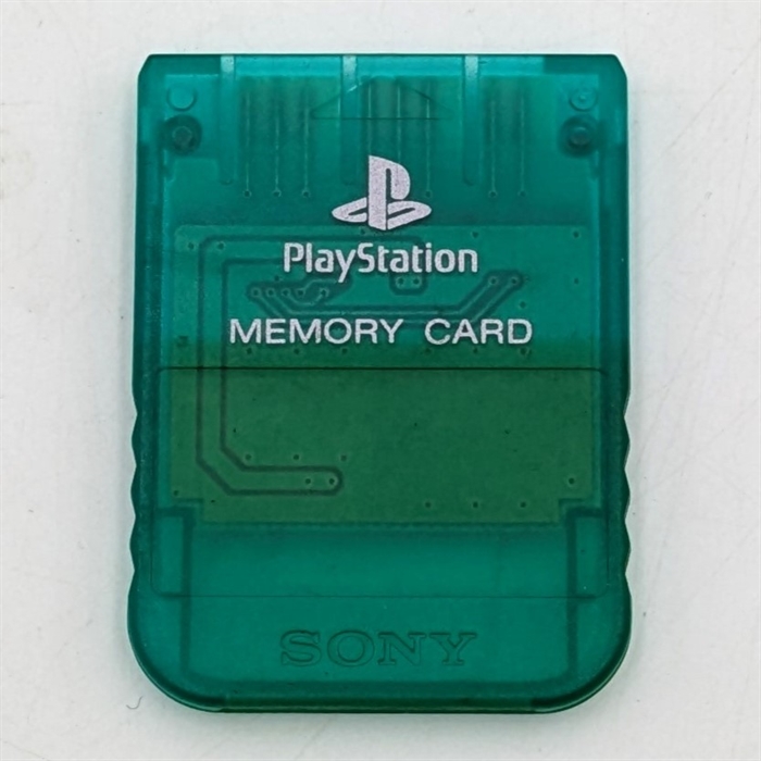 Clear Grøn Memory Card - 8 MB - PS2 Tilbehør  (B Grade) (Genbrug)