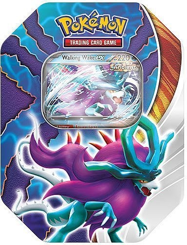 Collectors Tin - Walking Wake EX - Paradox Clash - Pokemon kort