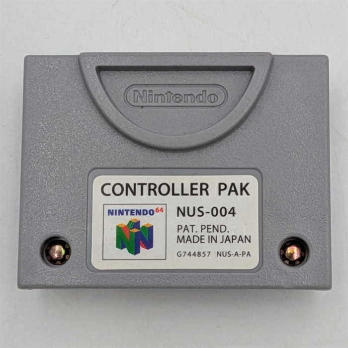 Controller Pak til Nintendo 64 - Originalt Nintendo 64 Tilbehør (B Grade) (Genbrug) 