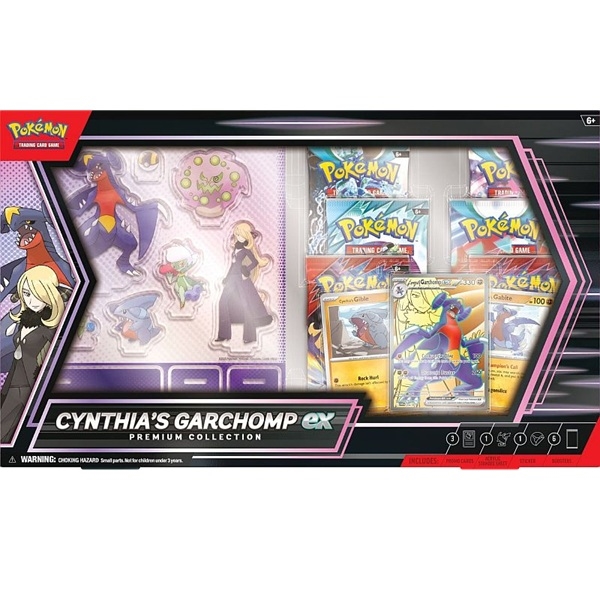 Cynthia\'s Garchomp EX Premium Collection - Pokemon kort