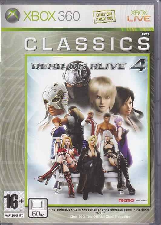 Dead or Alive 4 - Classics - XBOX 360 (B Grade) (Genbrug)