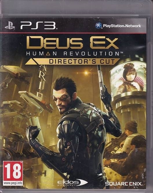 Deus Ex Human Revolution Directors cut - PS3 (B Grade) (Genbrug)