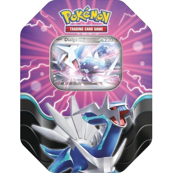 Dialga EX Tin - Azure Legends Collectors Tin - Pokemon kort