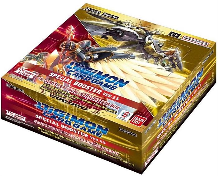 Digimon Card Game – Special Booster Ver.2.5 (BT19-20) Booster Display (24 Booster Pakker)