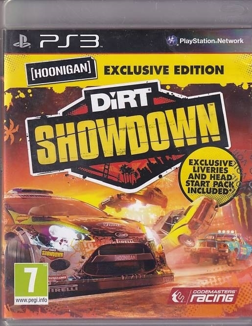 Dirt Showdown Hoonigan Exclusive Edition - PS3 (B Grade) (Genbrug)