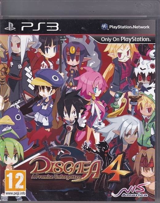 Disgaea 4 a Promise Unforgotten - PS3 (B Grade) (Genbrug)