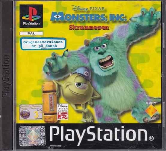 Disney Pixar Monsters Inc Skræmmeøen - PS1 (B Grade) (Genbrug)