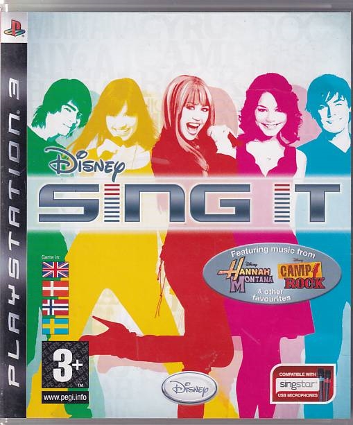 Disney Sing It - Nordisk/Engelsk - PS3 (B Grade) (Genbrug)