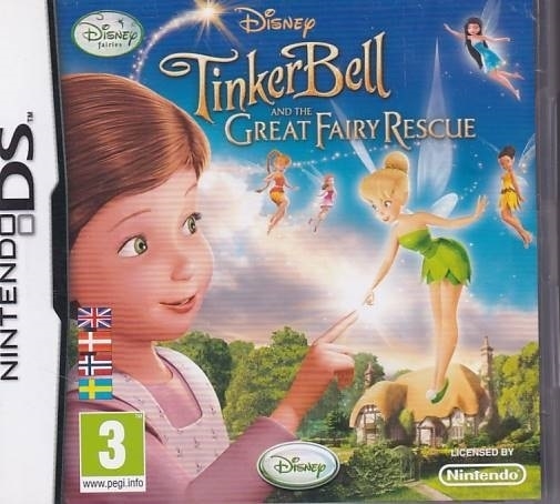 Disney Tinkerbell and the Great Fairy Rescue - Dansk - Nintendo DS (A Grade) (Genbrug)