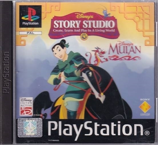 Disneys Story Studio Mulan - Mangler Manual - PS1 (B Grade) (Genbrug)