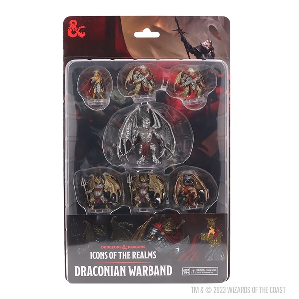 DnD - Draconian Warband - Icons of the Realms Premium DnD Figur