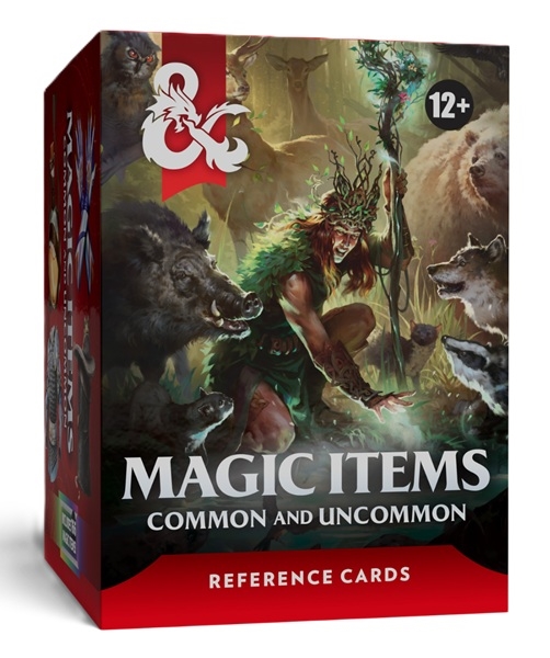 DnD 5e - Trove 4 Magic Items -Commen and uncommen (Low Magic: potions & common magic items) - Reference Cards Deck
