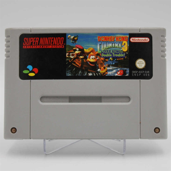 Donkey Kong Country 3 - SNES - Cartridge - (EUR) (A Grade) (Genbrug)