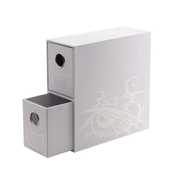 Dragon Shield Storage - Card Drawers Fortress - Vertical - 2 - White