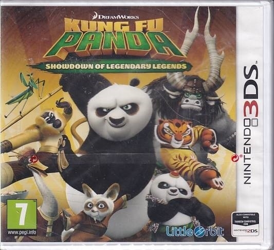 Dreamworks Kung Fu Panda Showdown of Legendary Legends - i folie - Nintendo 3DS Spil - (AA Grade) (Genbrug)