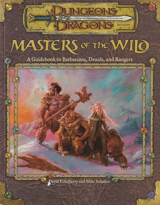 D&D 3.0 - Masters of the Wild (B Grade) (Genbrug)
