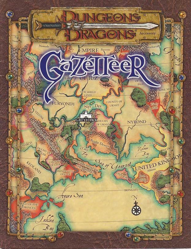 Dungeons & Dragons 3.0 - Gazetteer (Genbrug)