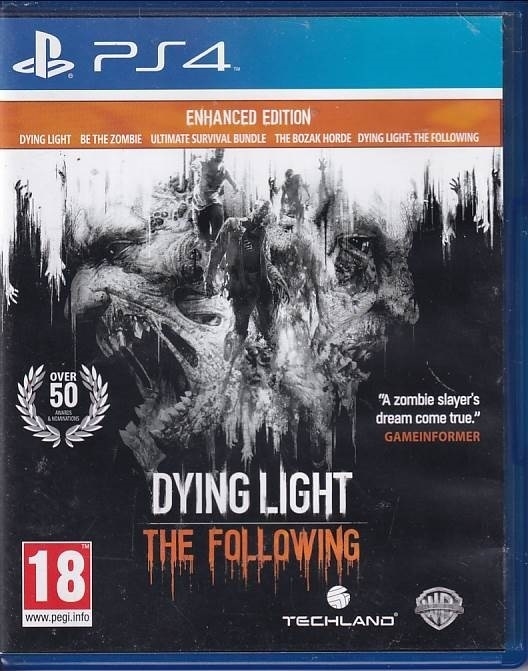Dying Light - The Following - Enhanced Edition - PS4 (B Grade) (Genbrug)