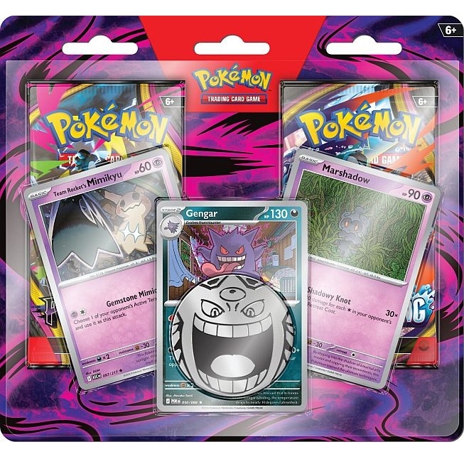 Enhanced 2-pack Blister - Mimikyu, Gengar, Marshadow - Pokemon kort