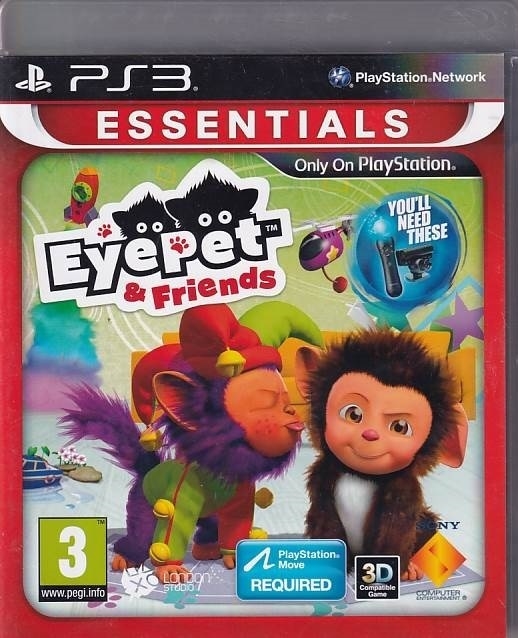 EyePet and Friends Essentials - PS3 (B Grade) (Genbrug)