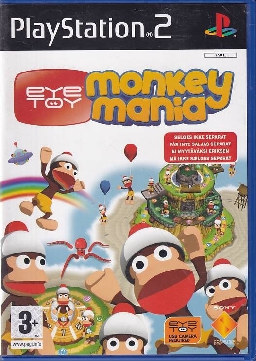 EyeToy Monkey Mania - PS2 (B Grade) (Genbrug)