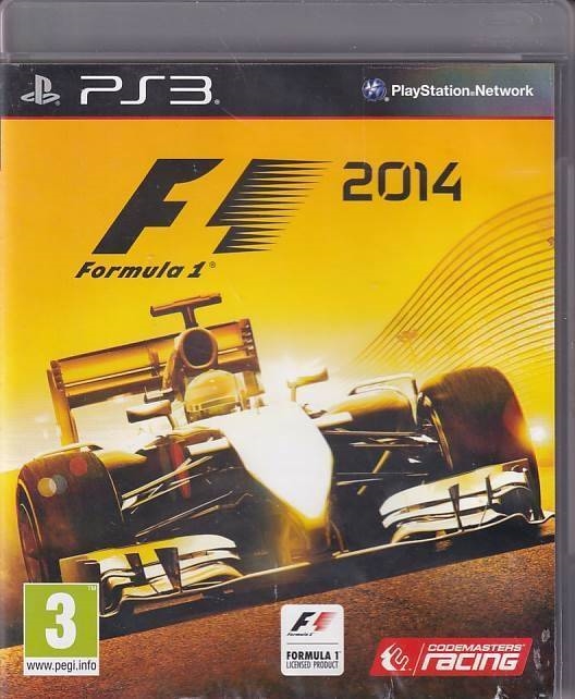 125,- F1 2014 - PS3 (B Grade) (Genbrug)