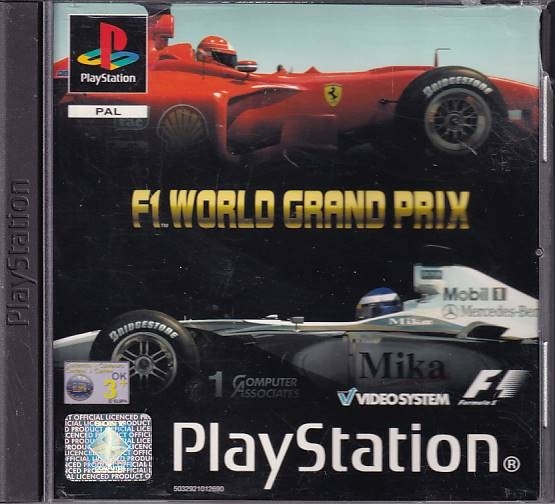 F1 World Grand Prix - Mangler Manual - PS1 (B Grade) (Genbrug)