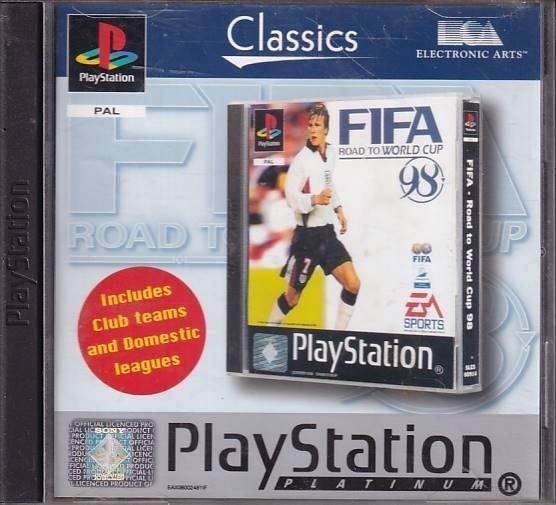FIFA - Road of World Cup 98 Platinum - PS1 (B Grade) (Genbrug)