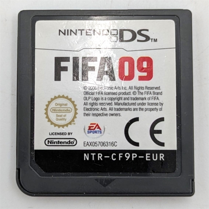 FIFA 09 - Cartridge - Nintendo DS (A Grade) (Genbrug)