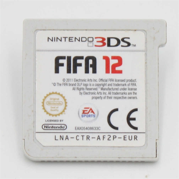 FIFA 12 - Cartridge - Nintendo 3DS (A Grade) (Genbrug)