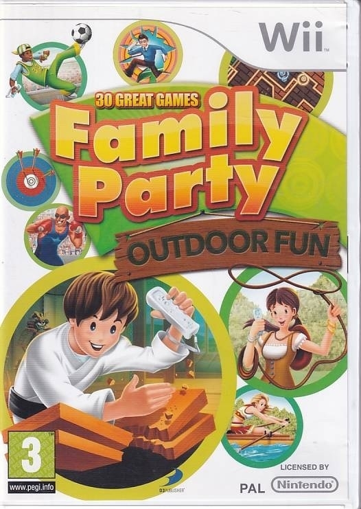 Family Party Outdoor Fun - Nintendo Wii (B Grade) (Genbrug)