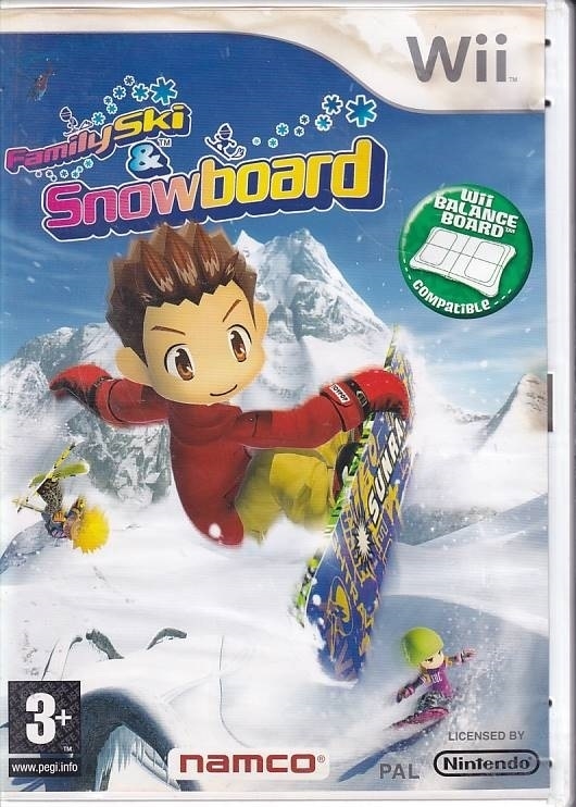 Family Ski and Snowboard - Nintendo Wii (B Grade) (Genbrug)