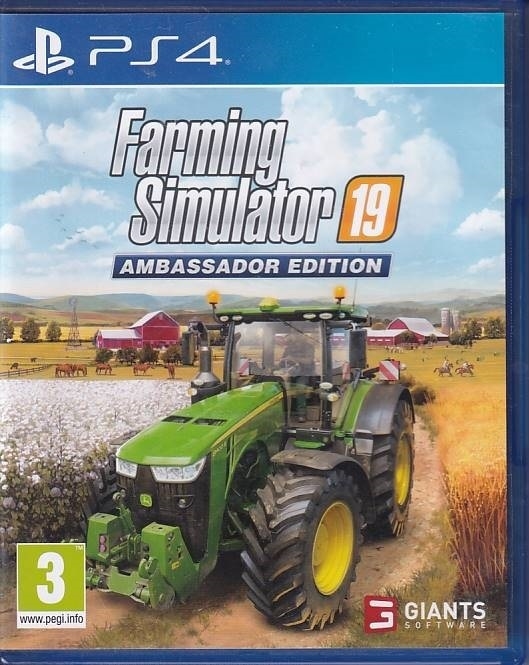 Farming Simulator 19 Ambassador Edition - PS4 (B Grade) (Genbrug)