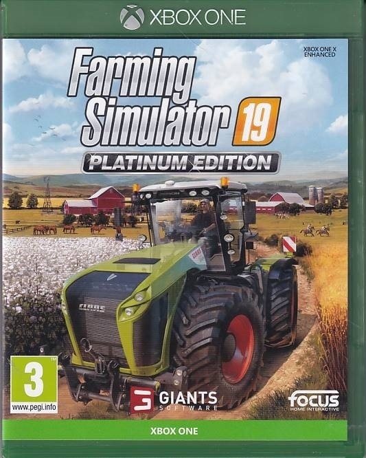 Farming Simulator 19 Platinum Edition - Xbox One Spil (A-Grade) (Genbrug)