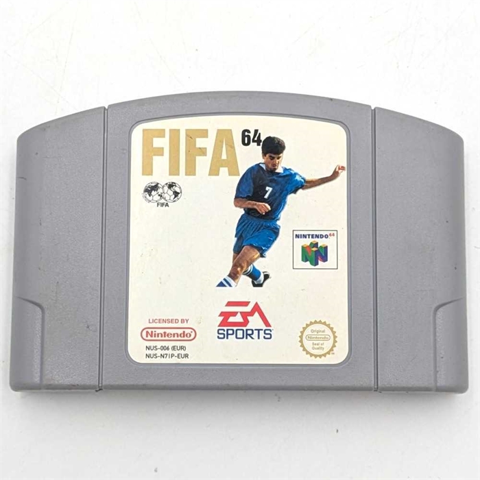Fifa 64 - Cartridge - Nintendo 64 Spil - (EUR) (B Grade) (Genbrug)