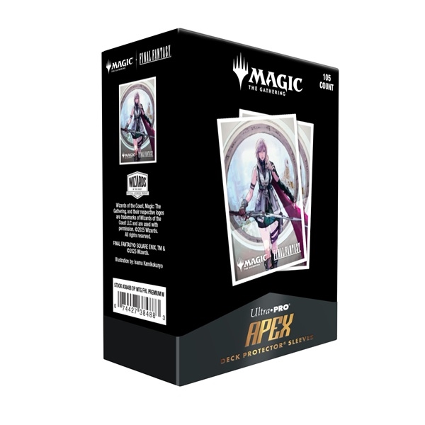 Final Fantasy - Lightning - Apex Deck Protector Sleeves Premium W - UP (105 stk) - Magic the Gathering