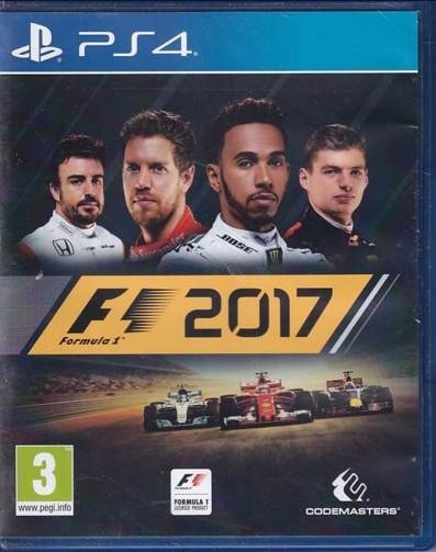 Formula 1 - 2017 - PS4 (A Grade) (Genbrug)