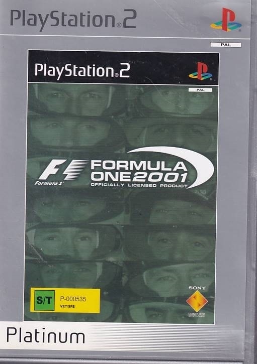 Formula One 2001 - Platinum - PS2 (B Grade) (Genbrug)