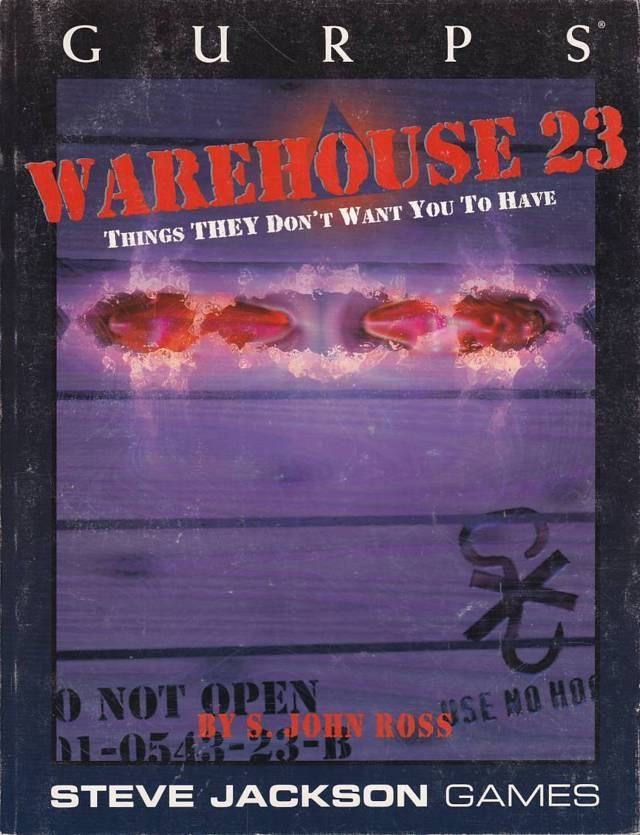 GURPS 3rd - Classic - Warehouse 23 (B Grade) (Genbrug)