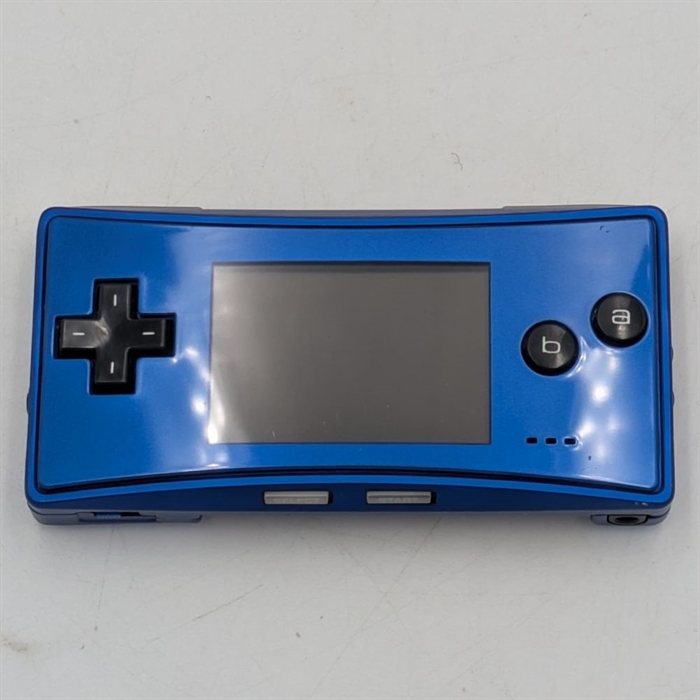 Game Boy Micro - Konsol - Blue - I Original Æske - SNR MEF10416860 (B Grade) (Genbrug)