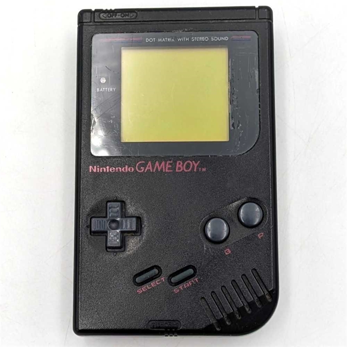 Game Boy Original - Konsol - Black - SNR GM3552019 (C Grade) (Genbrug)