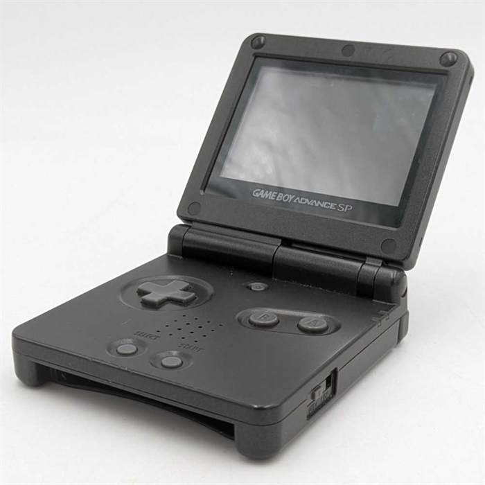 Gameboy Advance SP - Model AGS-001 - Onyx - Konsol - SNR XEH12433248 (B Grade) (Genbrug)