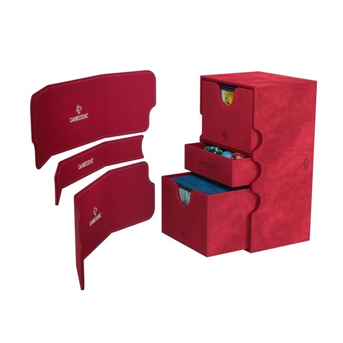 Gamegenic - Stronghold 200+ XL Convertible - Rød - Deck Box