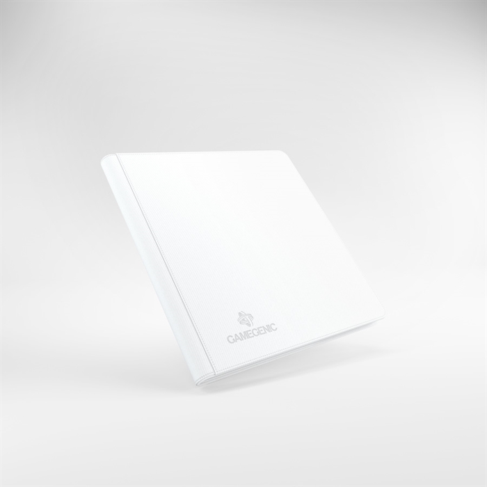 Gamegenic 24-Pocket Premium Zip-Album - Hvid - Kortspils Samlemappe