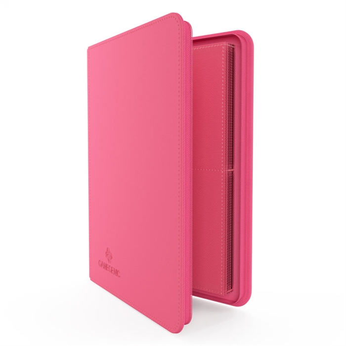 Gamegenic 8-Pocket Premium Zip-Album - Pink - Kortspils Samlemappe