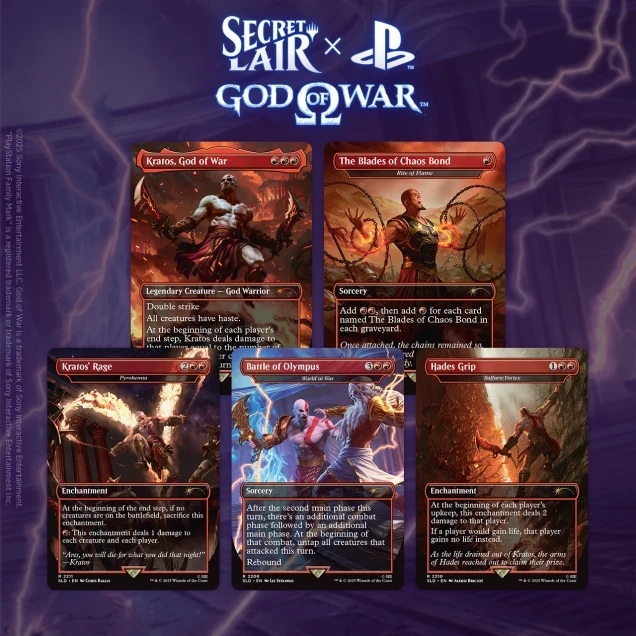 God of War: Greek - Secret Lair Drop series - Magic the Gathering