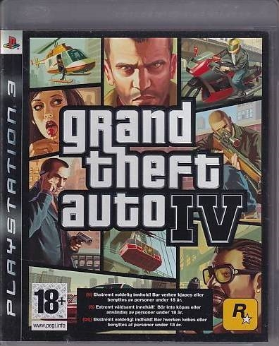 75,- Grand Theft IV (Genbrug)