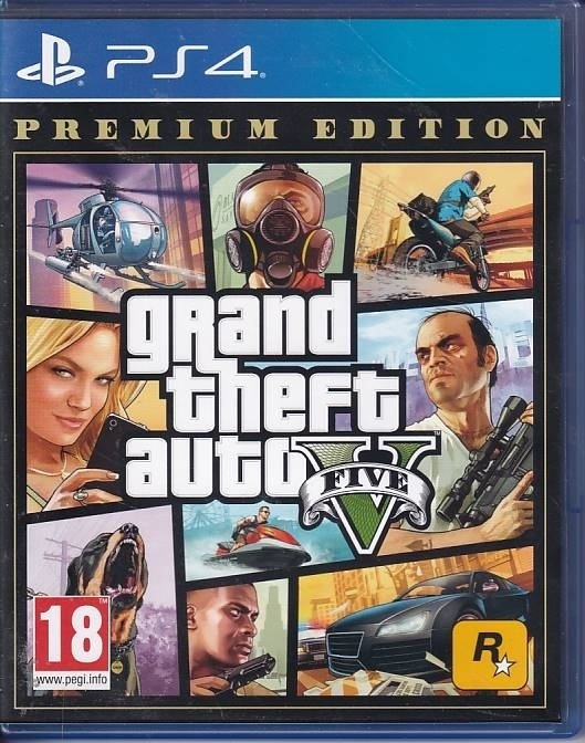Grand Theft Auto V Premium Edition - PS4 (B Grade) (Genbrug)