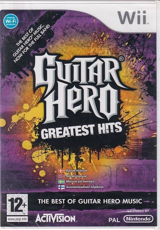 Guitar Hero Greatest Hits - i Folie - Nintendo Wii (AA Grade) (Genbrug)